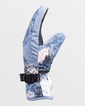 Girls's Roxy® Jetty Insulated Snow Gloves Blue | IWQS-08247
