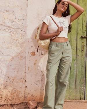 Girls's Roxy® Make It Lovely Medium Backpack Beige | LDAK-37984