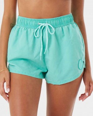 Girls's Roxy® No Bad Waves Boardshorts Turquoise | WJQL-74682