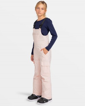 Girls's Roxy® Non Stop Bib Snowboard Pants Pink | OSAR-30428