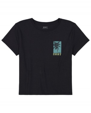 Girls's Roxy® Polaroid T-Shirt Black | SDYM-40527