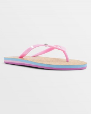 Girls's Roxy® Portofino III Sandals Purple | BYMA-09426