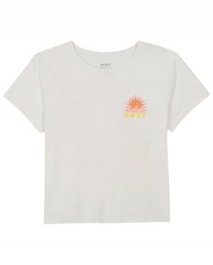 Girls's Roxy® Sunblock T-Shirt White | VZPQ-25679