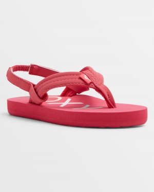 Girls's Roxy® Toddlers Vista III Sandals Red | DJIZ-40832