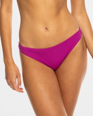 Women Roxy® Aruba Moderate Bikini Bottoms Fuchsia | GIJO-54172