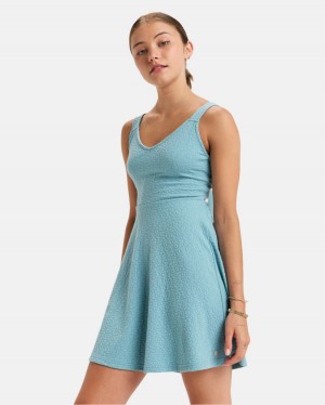 Women Roxy® Beach Bliss Mini Dress Blue | EOLJ-87231