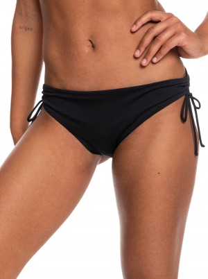 Women Roxy® Beach Classics Hipsters Bikini Bottoms Black | EQMC-02493