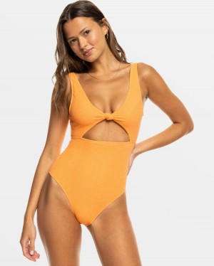 Women Roxy® Dalia One Piece Swimsuits Orange | NBTW-19820