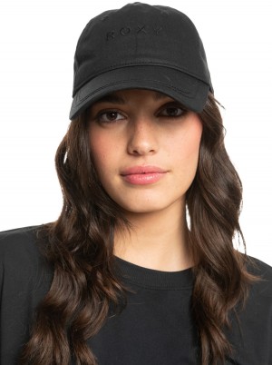 Women Roxy® Dear Believer Baseball Hats Black | CZOY-03684