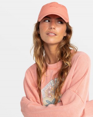 Women Roxy® Dear Believer Baseball Hats Rose | CKHU-53487