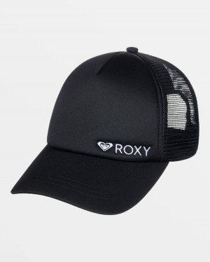 Women Roxy® Finishline Trucker Hats Black | BYVD-69352