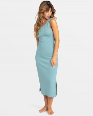 Women Roxy® Good Keepsake Midi Dress Blue | APXS-54782