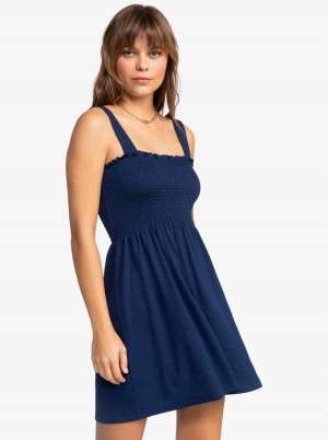 Women Roxy® Hanging 10 Dress Indigo | OPTE-23140