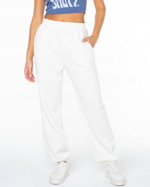 Women Roxy® Hike Jogger Sweatpants White | EOVC-80729