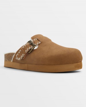 Women Roxy® Honey Clog Sandals Orange | AIDQ-84015