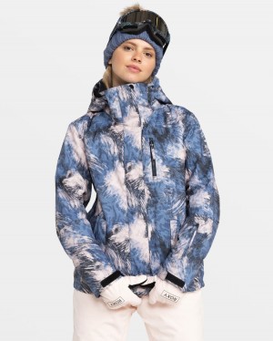 Women Roxy® Jetty Snowboard Jackets Blue | ONRW-75208