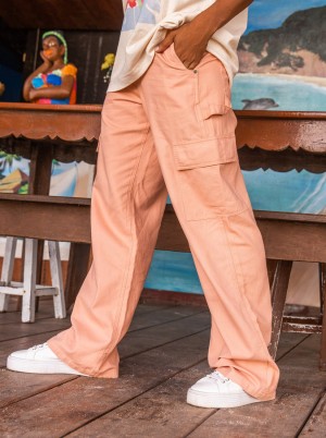 Women Roxy® Lefty Cargo Pants Pink | YZLQ-28049