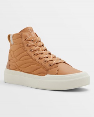 Women Roxy® Marina HI Sneakers Brown | NTGO-65087