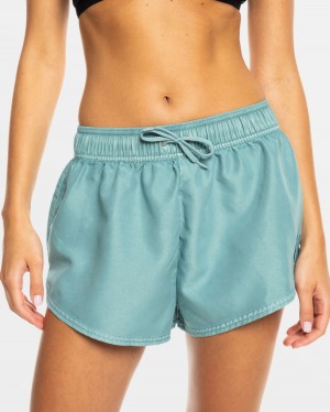 Women Roxy® No Bad Waves Boardshorts Blue | STMQ-93754