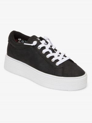 Women Roxy® Sheilahh 2.0 Sneakers Black | IKZR-38945