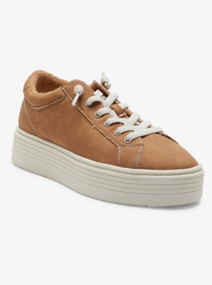 Women Roxy® Sheilahh 2.0 Sneakers Brown | RTOP-17094