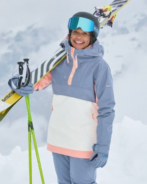 Women Roxy® Shelter Snowboard Jackets Blue | WRVG-37261