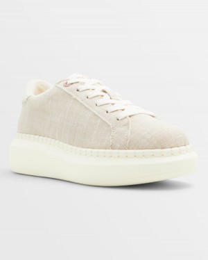 Women Roxy® Stellar Sneakers Beige | DJZF-91462