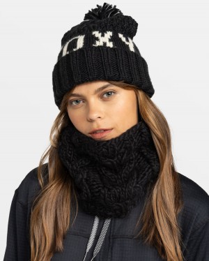 Women Roxy® Tonic Cuff Beanie Black | GKFE-05714