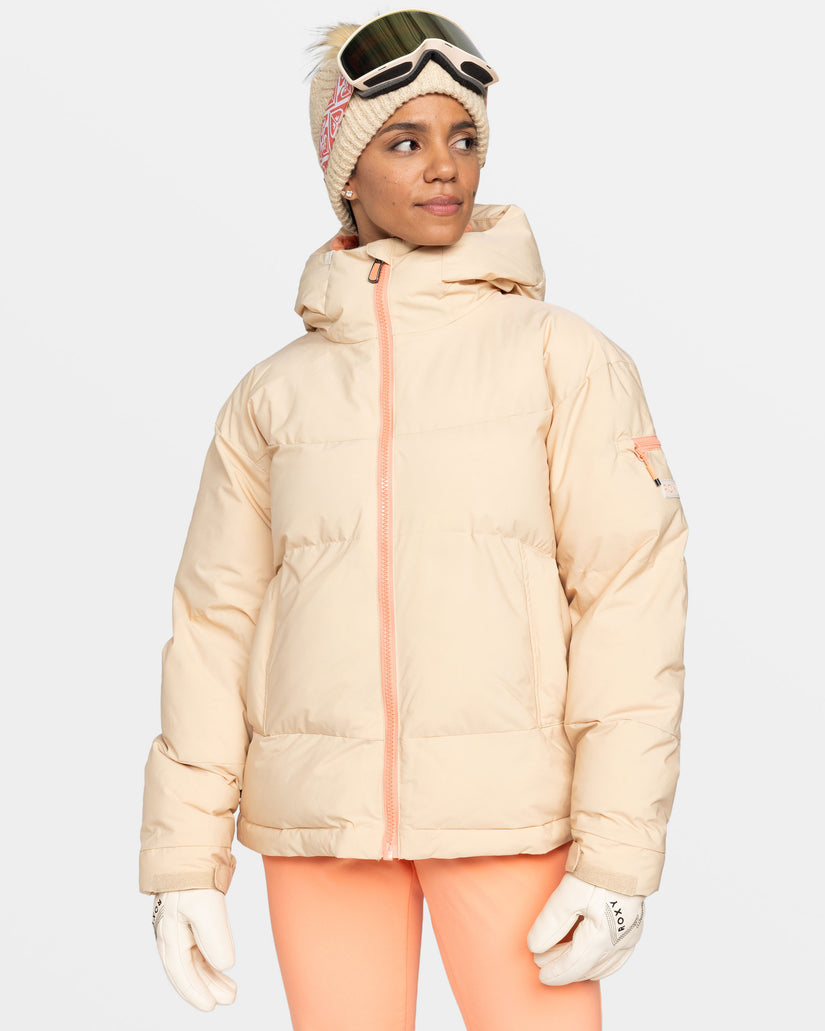 Girls's Roxy® Alofted Snowboard Jackets Cream | ZALB-36841
