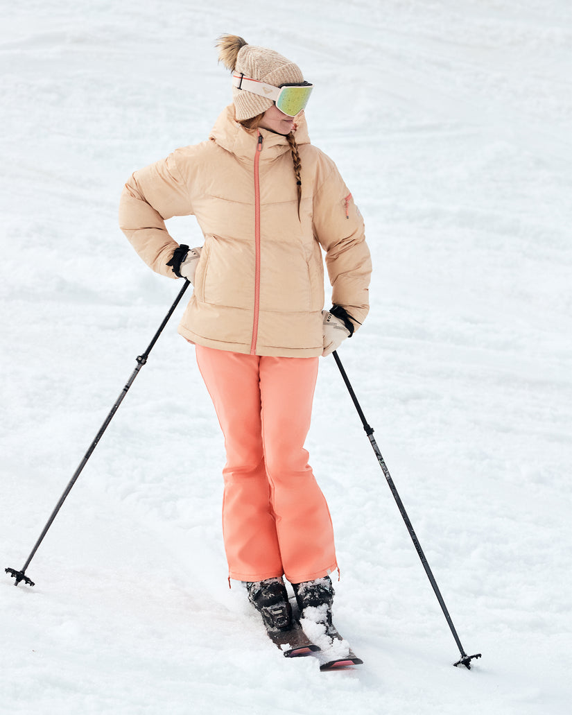 Girls's Roxy® Alofted Snowboard Jackets Cream | ZALB-36841