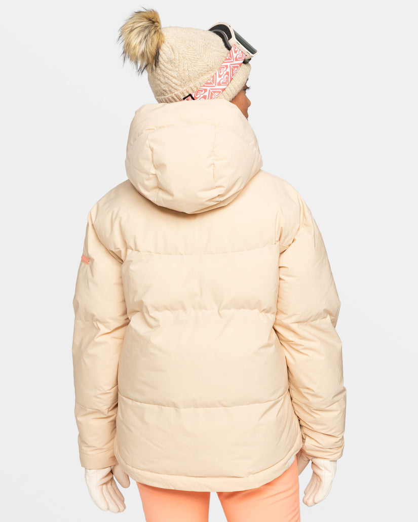 Girls's Roxy® Alofted Snowboard Jackets Cream | ZALB-36841