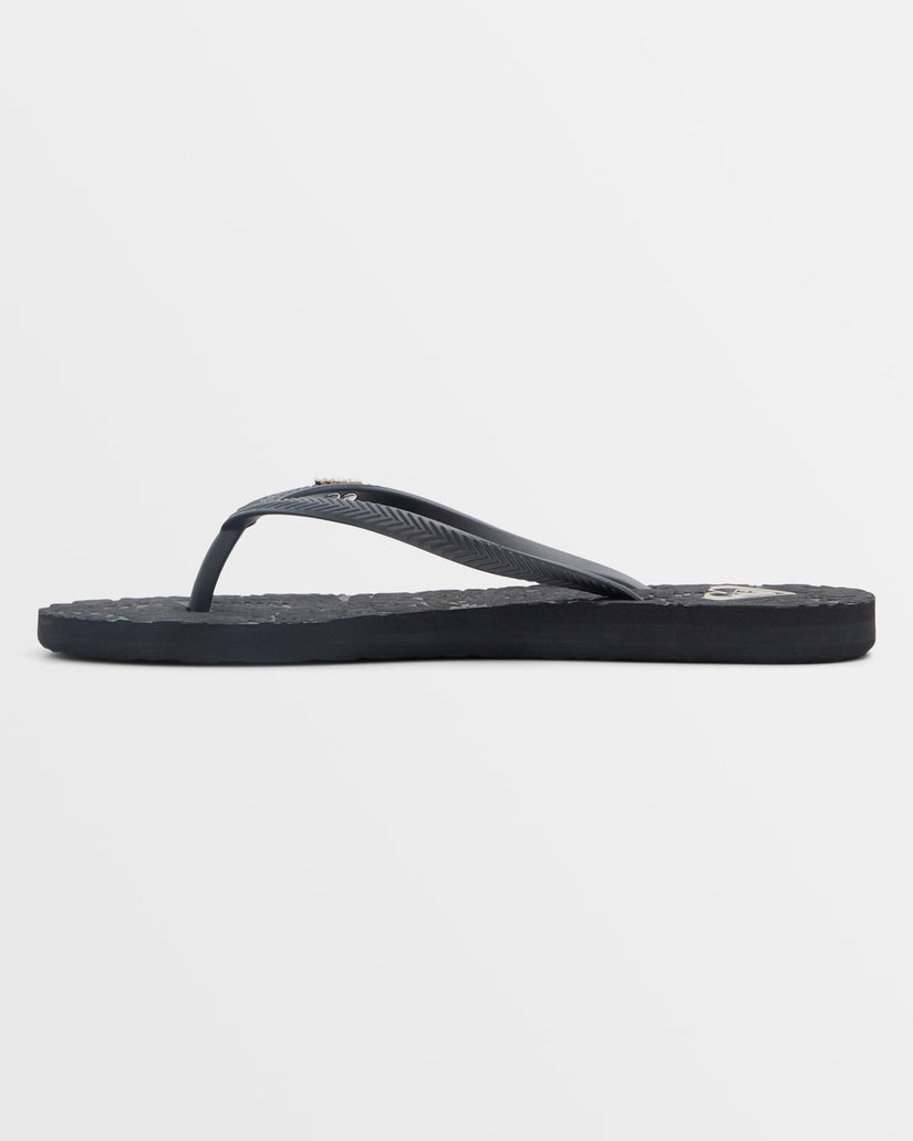 Girls's Roxy® Antilles II Flip Flops Black | EYZK-65249