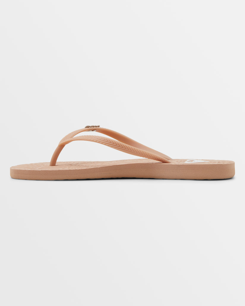 Girls's Roxy® Antilles II Flip Flops Brown | QVBG-52810