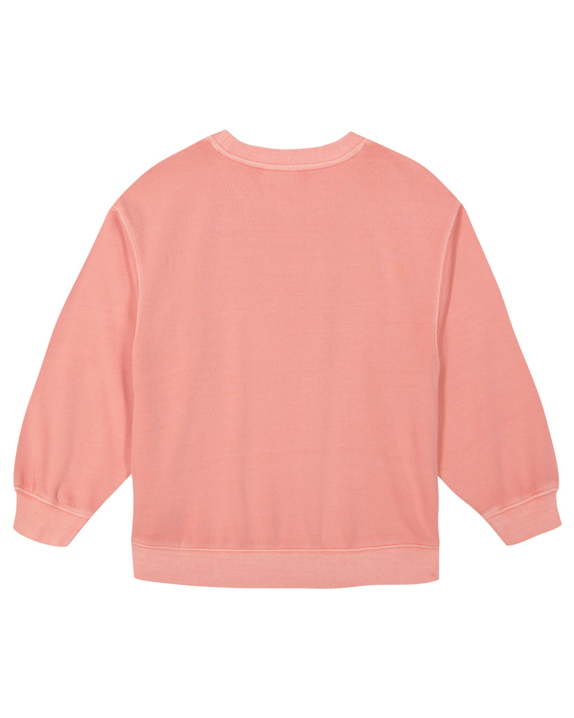 Girls's Roxy® Arch Oversized Crew Sweatshirt Rose | SRVG-37598