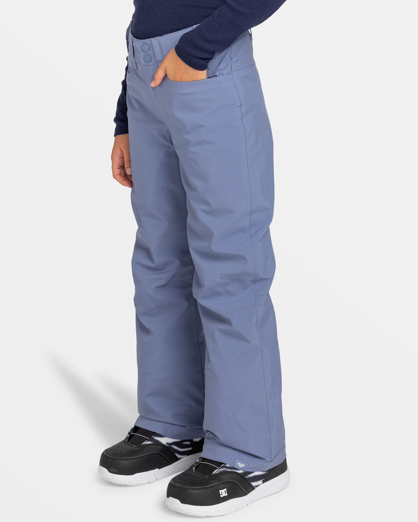 Girls\'s Roxy® Backyard Snowboard Pants Blue | RJBU-52096