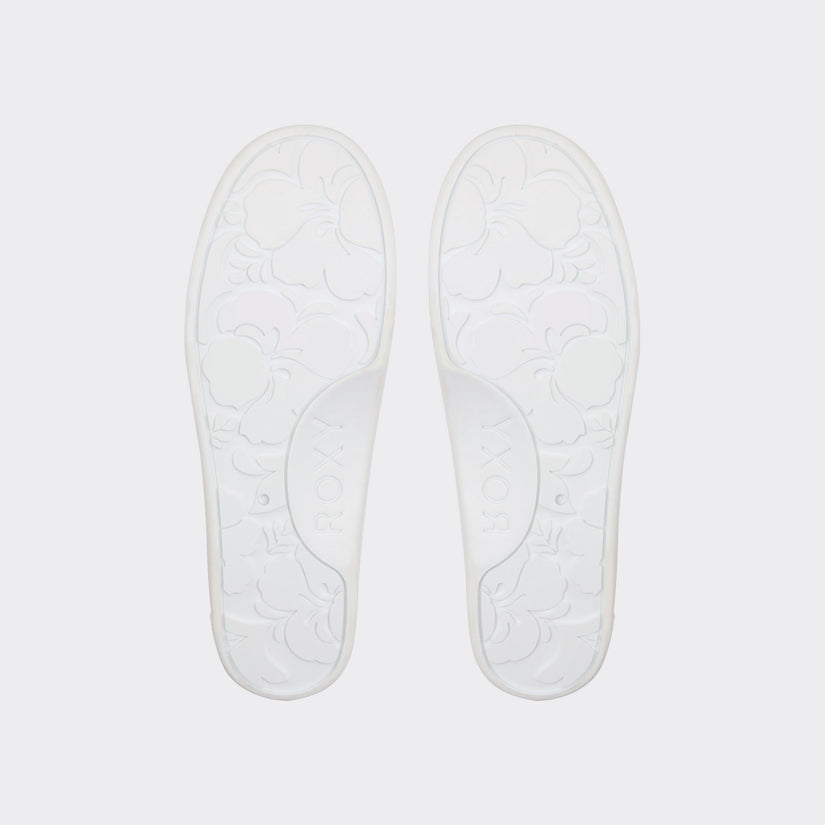 Girls's Roxy® Bayshore Plus LX Sneakers White | JCNQ-24936