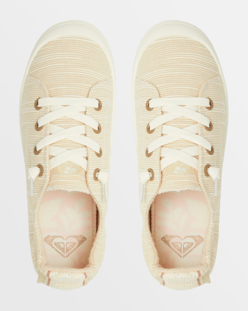 Girls's Roxy® Bayshore Plus Sneakers Beige | SERY-64205