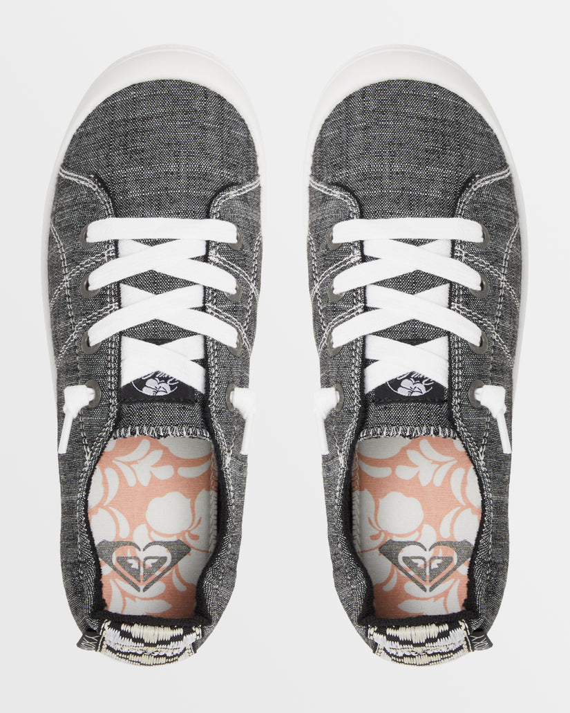 Girls's Roxy® Bayshore Plus Sneakers Black | CJKT-85673