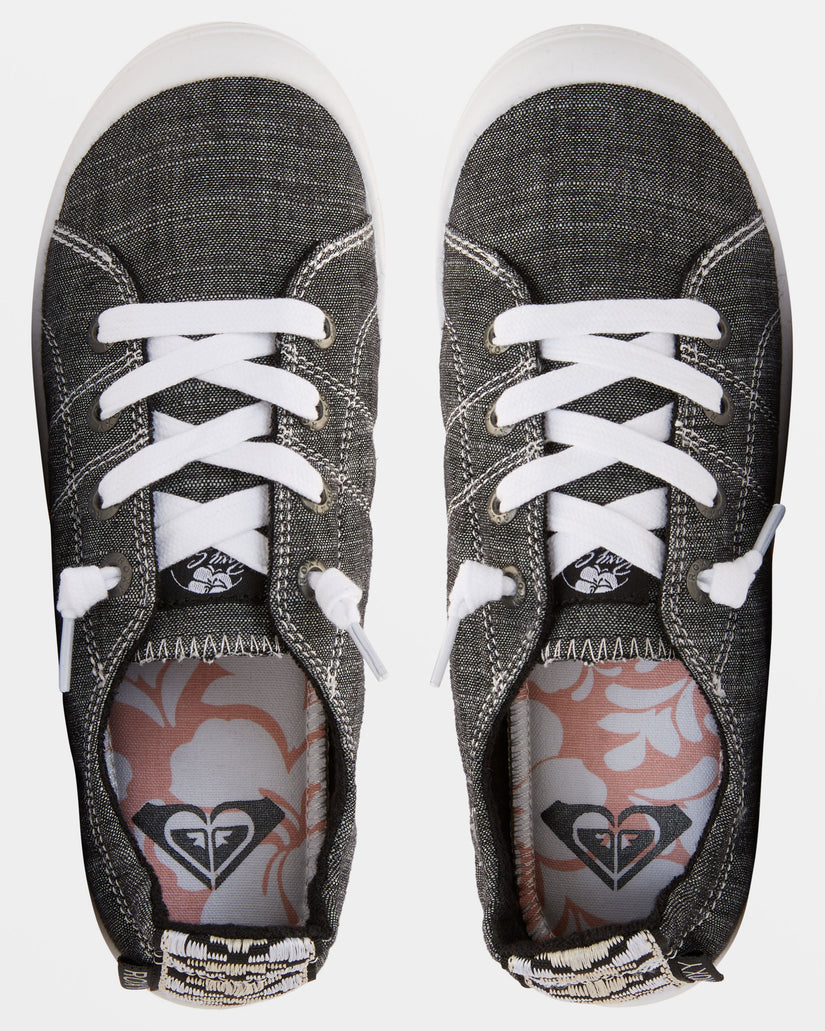 Girls's Roxy® Bayshore Plus Sneakers Black | CJKT-85673