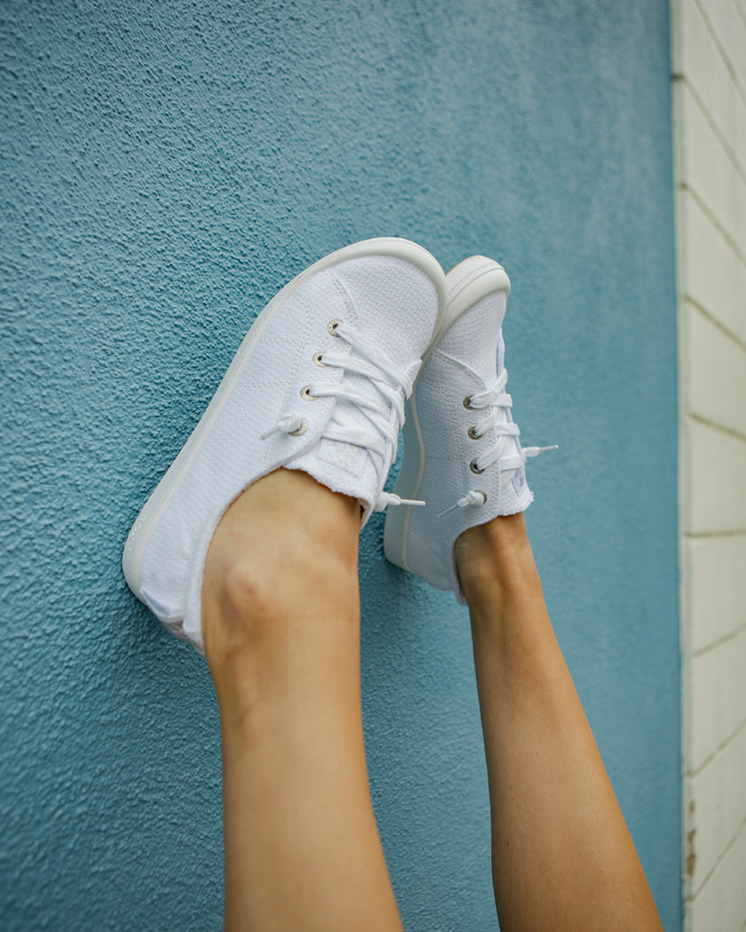 Girls's Roxy® Bayshore Plus Sneakers White | DSTR-20684