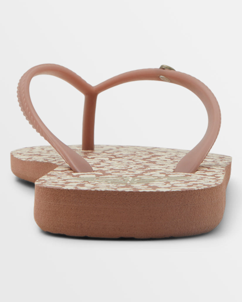 Girls's Roxy® Bermuda Print Sandals Brown | GRKM-75849