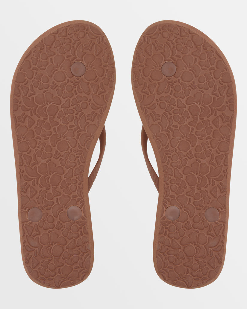 Girls's Roxy® Bermuda Print Sandals Brown | GRKM-75849