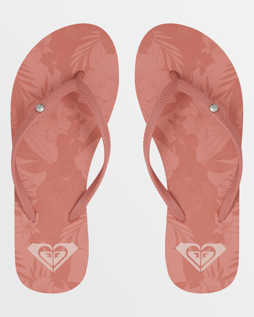 Girls's Roxy® Bermuda Print Sandals Brown | AVRE-19852