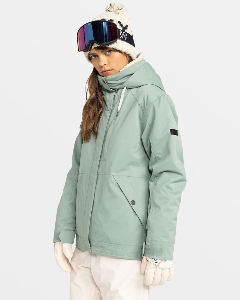 Girls's Roxy® Billie Snowboard Jackets Green | UNIM-82957