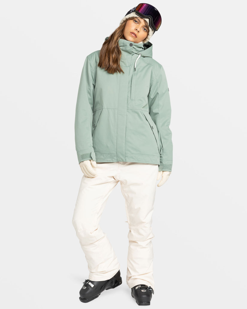 Girls's Roxy® Billie Snowboard Jackets Green | UNIM-82957
