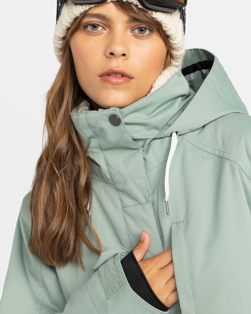 Girls's Roxy® Billie Snowboard Jackets Green | UNIM-82957