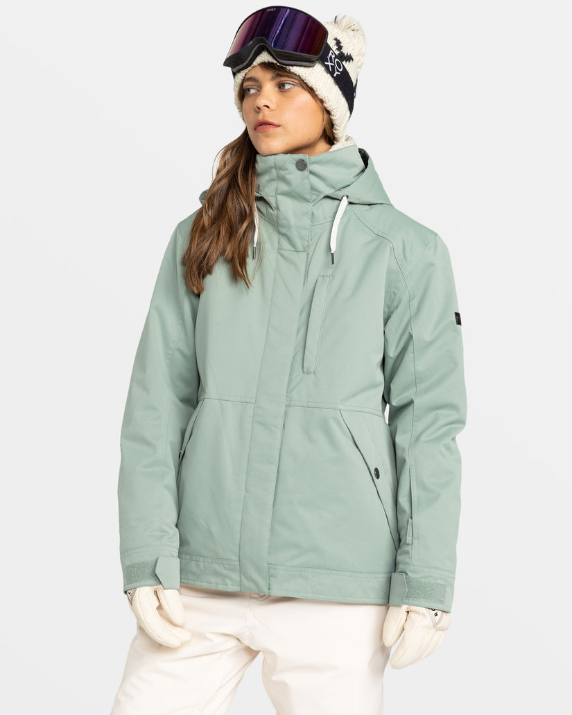 Girls\'s Roxy® Billie Snowboard Jackets Green | UNIM-82957