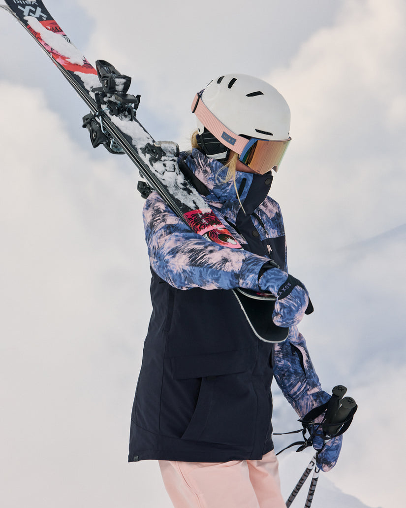 Girls's Roxy® Dawnrae Parka Jackets Blue | POZJ-07394