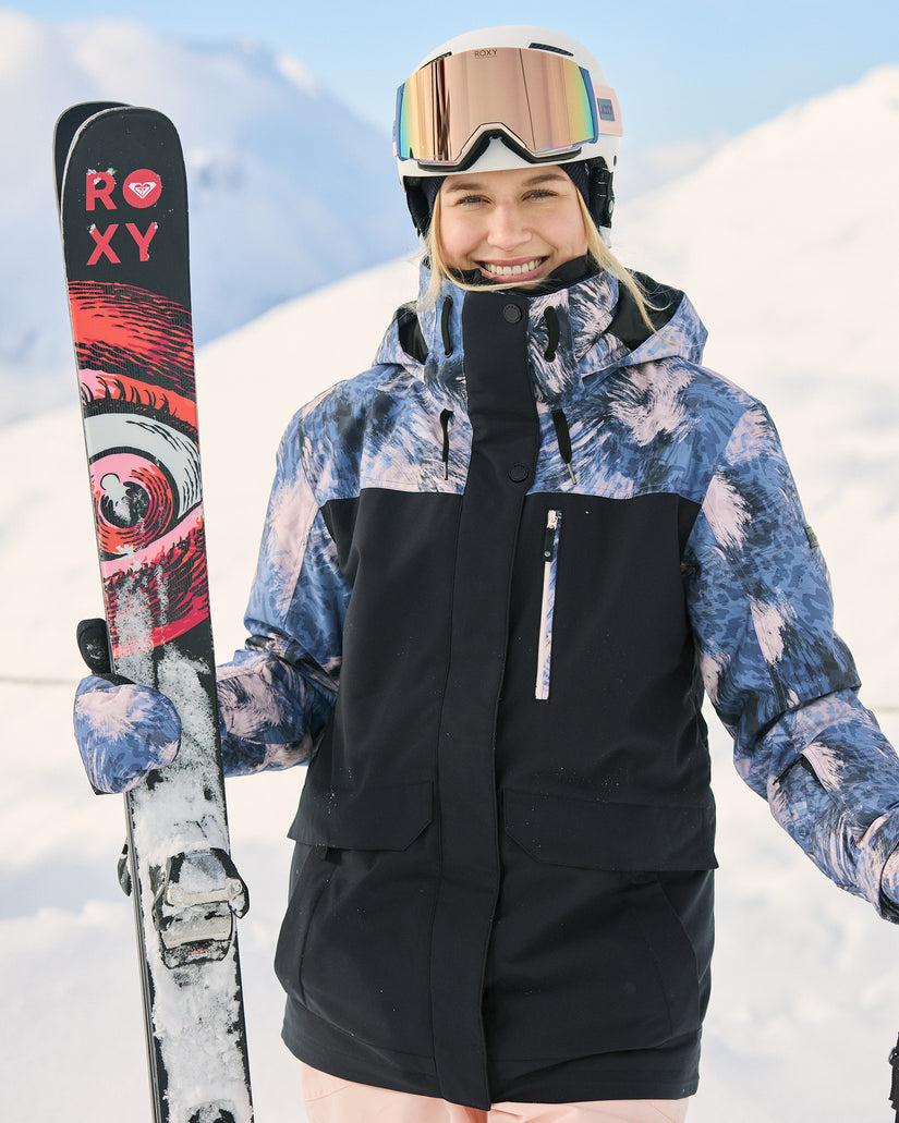 Girls's Roxy® Dawnrae Parka Jackets Blue | POZJ-07394