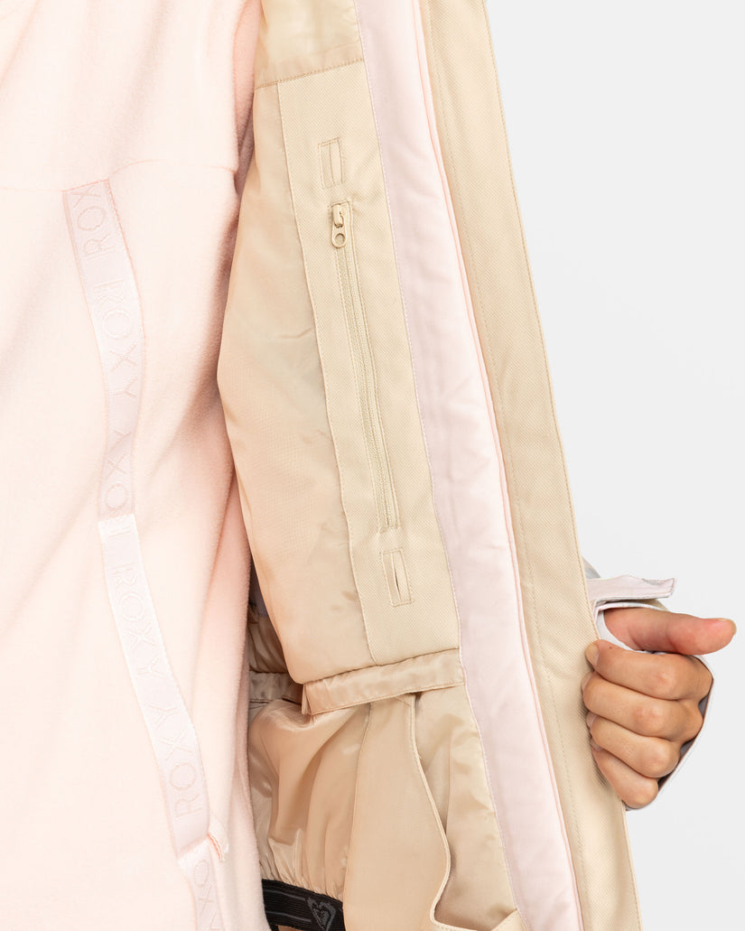 Girls's Roxy® Dawnrae Parka Jackets Cream | MKAO-15698